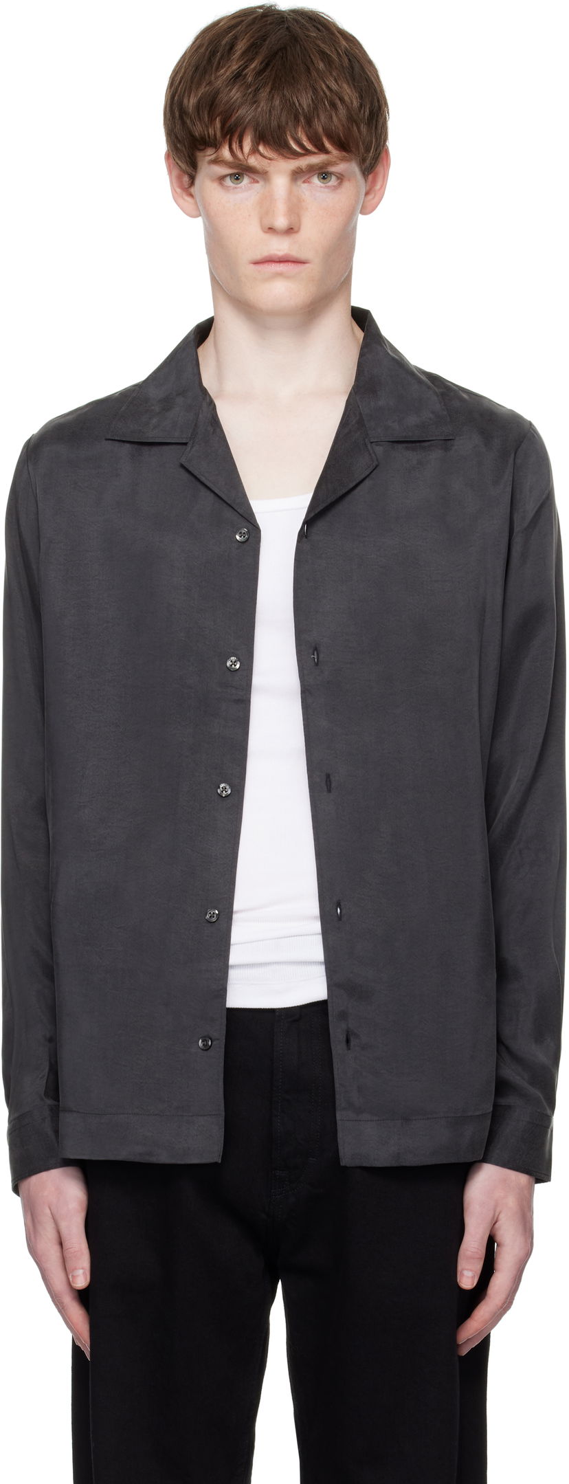 Сорочка BOSS Hugo Loose-Fit Shirt чорний | 50545400