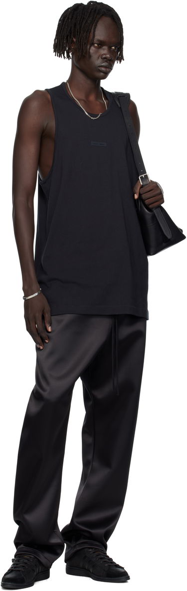 Спортивні штани Fear of God Fear of God ESSENTIALS Bonded Satin Relaxed Track Pants чорний | 130SP258210F, 3