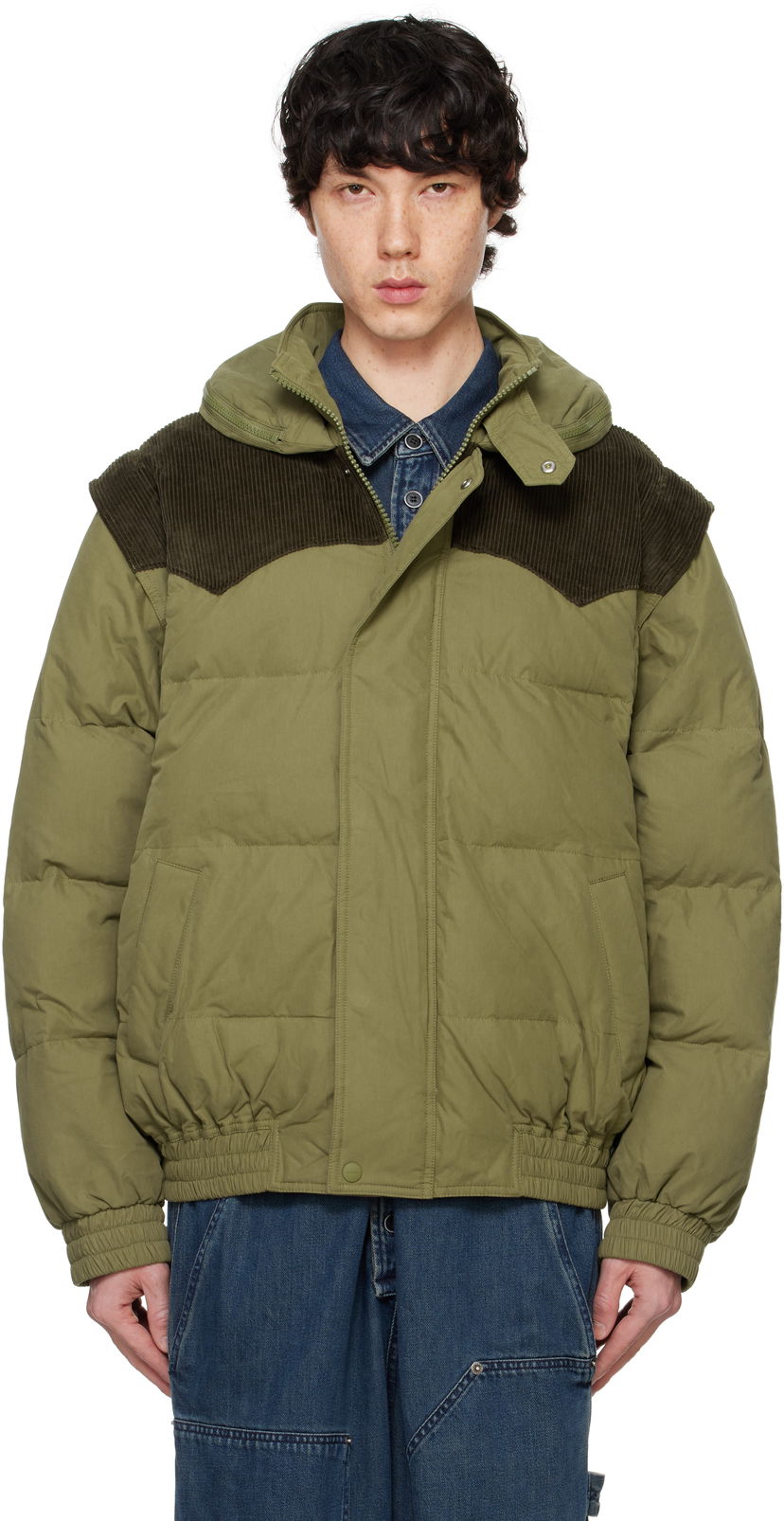 Пуховик ISABEL MARANT Isabel Marant Yuri Puffer Jacket Зелений | 25PMA0419HA-C1C02H