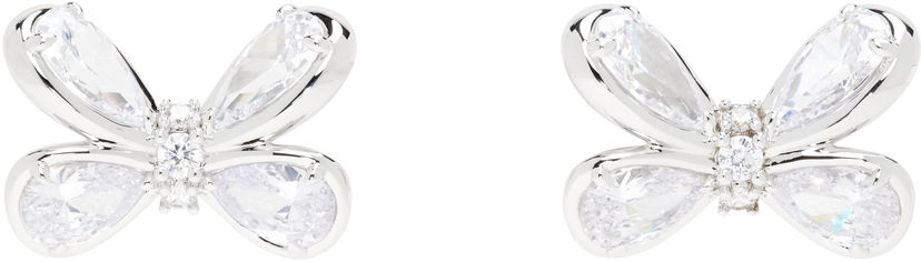 Сережки SHUSHU/TONG YVMIN Edition Zirconia Butterfly Stud Earrings Металік | 24722SLV00DN2