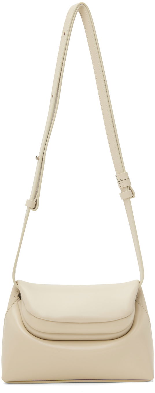 Сумка OSOI Mini Crossbody Leather Bag бежевий | 24FWB01017003