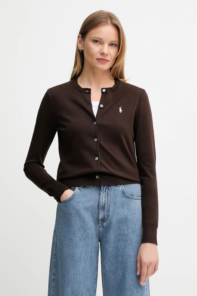 Cветр Polo by Ralph Lauren Polo Ralph Lauren Cardigan Коричневий | 211971871