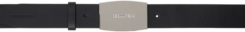 Ремені DSQUARED2 Dsquared2 City Nights Plaque Belt чорний | BEM0622_01500001_M802