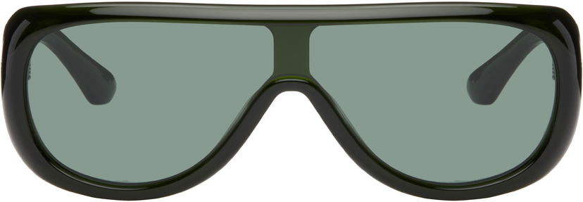 Сонцезахисні окуляри Port Tanger Port Tanger Sayf Sunglasses Зелений | SSENSE Exclusive Aviator