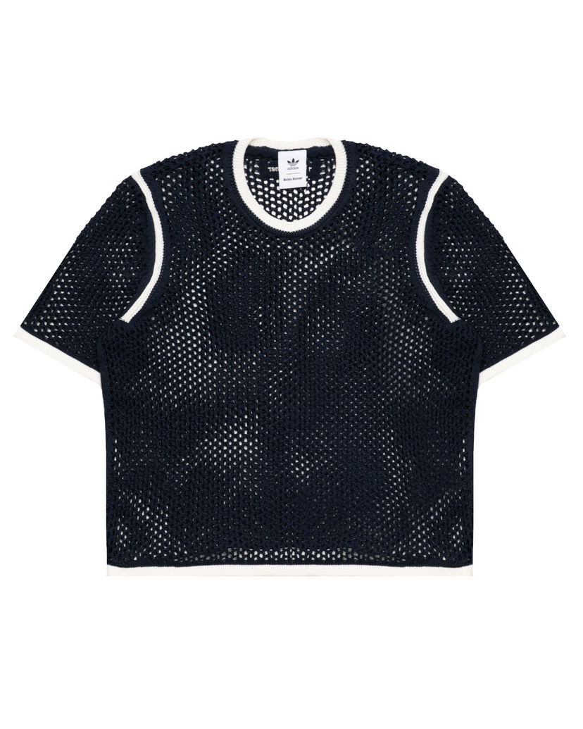 Кроп-топи adidas Originals Wales Bonner Knit Tee темно-синій | KA7052