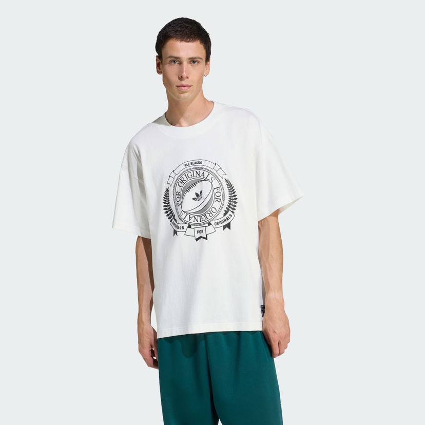 Футболка adidas Performance Originals All Blacks Loose Graphic Short Sleeve T-Shirt білий | KG4649
