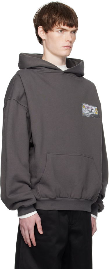 Світшоти We11done We11done Cassette Tape Print Hoodie Сірий | WD-TH2-25-834-U-CH, 1