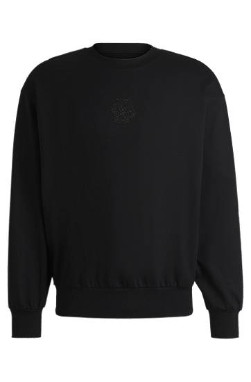 Світшоти BOSS Relaxed Fit Sweatshirt with Double B Monogram чорний | 50527667