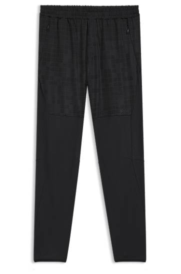 Спортивний костюм BOSS Graphic-Print Performance Tracksuit Bottoms чорний | 50548448