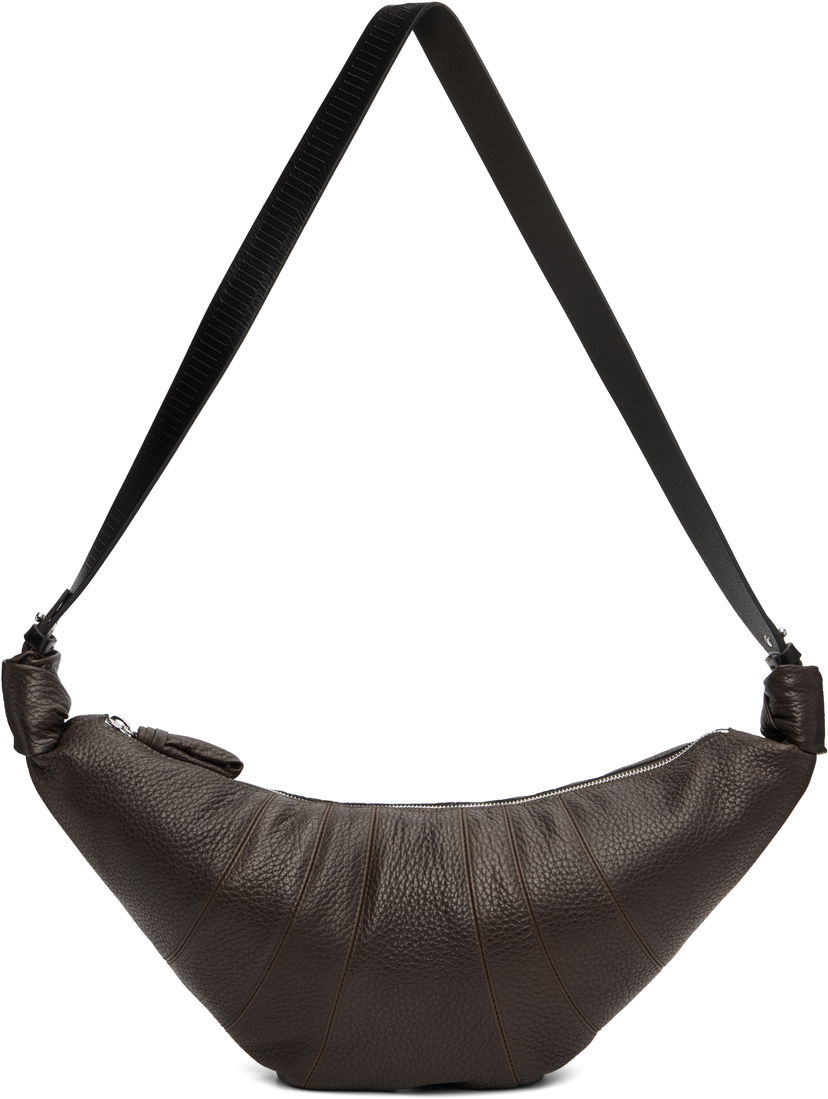 Поясна сумка LEMAIRE Lemaire Rail Belt Croissant Bag Коричневий | BG0171 LL0137