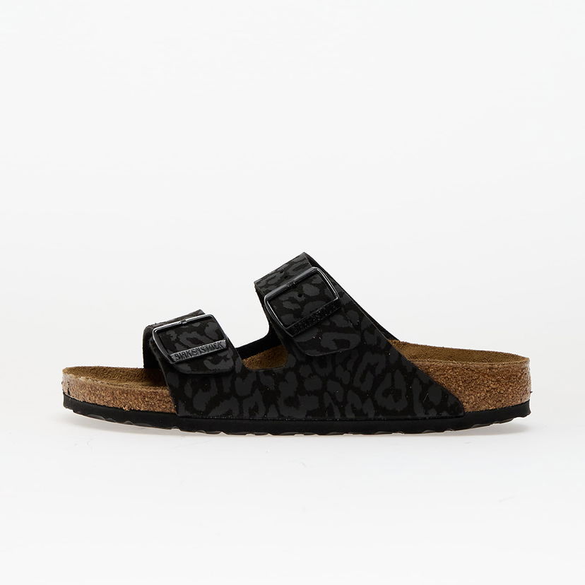 Кросівки та взуття Birkenstock Birkenstock Arizona BS Synthetik Syn Leo Slides 37 чорний | 1030563