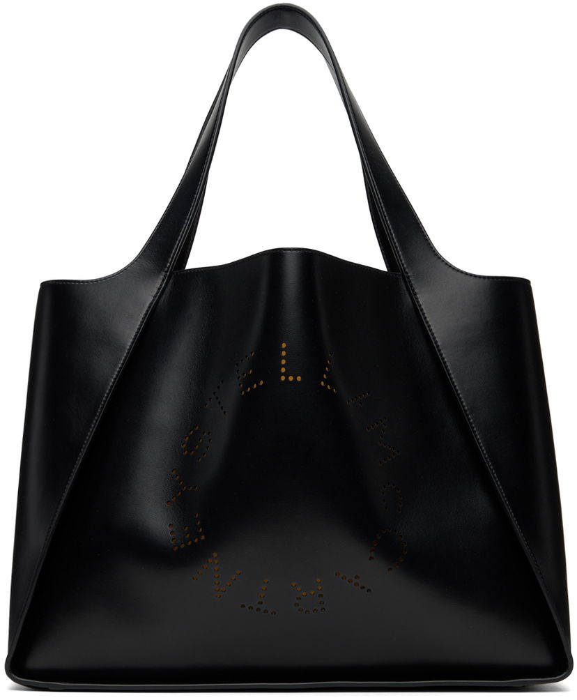 сумка-тоут Stella McCartney Stella McCartney Perforated Logo Tote чорний | 502793W8542