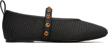 плаття rag & bone rag & bone Spire Straw Mary Jane Ballerina Flats чорний | WFF25PF1003ST3, 0