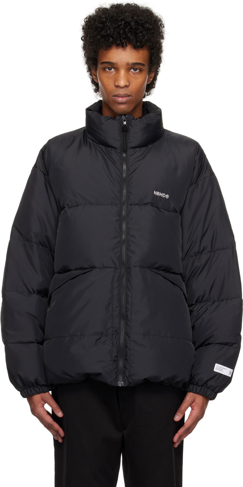 Пуховик Neighborhood Classic Down Jacket чорний | 242TSNH-JKM05
