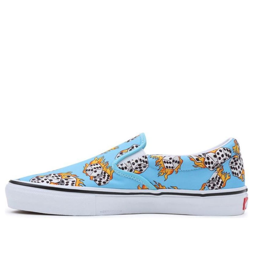 Кросівки та взуття Vans Skate 'Flame Dice' Синій | VN0A5FCABM6