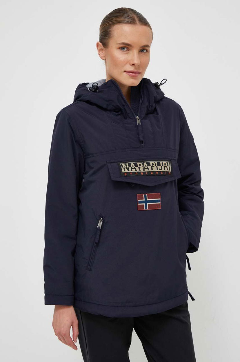 Вітровка Napapijri Overhead Anorak Jacket темно-синій | NP0A4GM61761