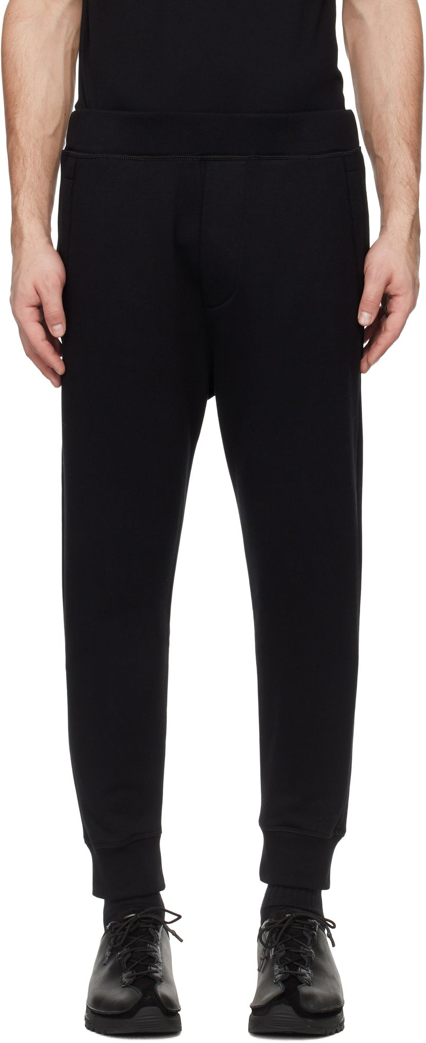Спортивні штани DSQUARED2 Dsquared2 Dean Fit Relax Sweatpants чорний | S74KB1001_S25516