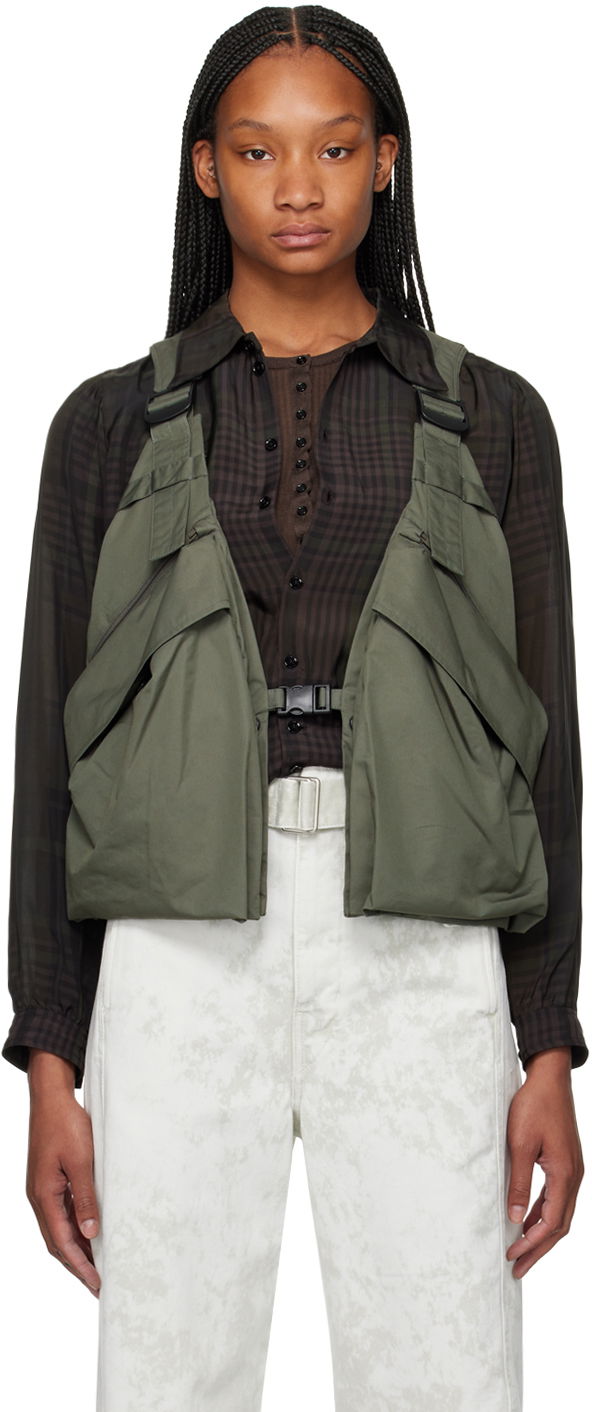 Жилет LEMAIRE Utility Vest Зелений | OW1078 LF1226