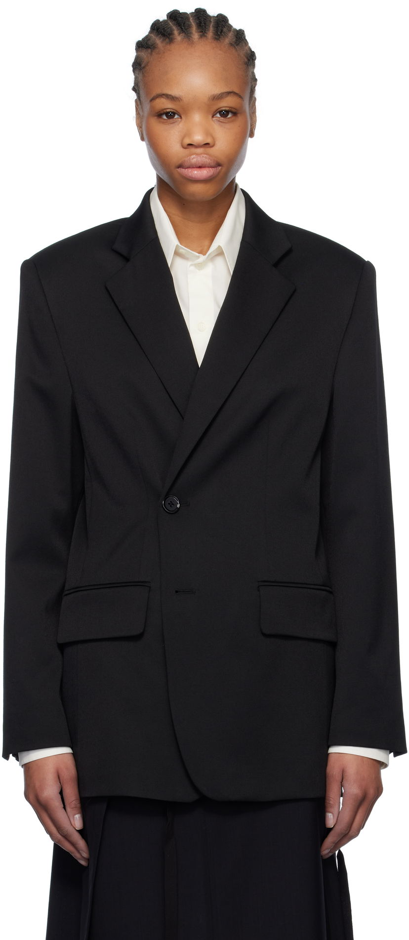 Куртка Maison Margiela MM6 Maison Margiela Tailoring Wool Blazer чорний | S52BN0136 M35153