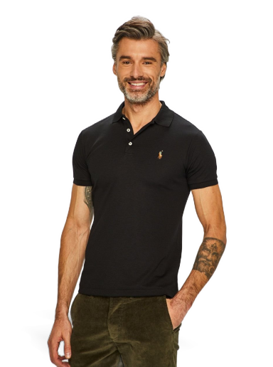 Сорочка поло Polo by Ralph Lauren Polo Shirt чорний | 710685514002