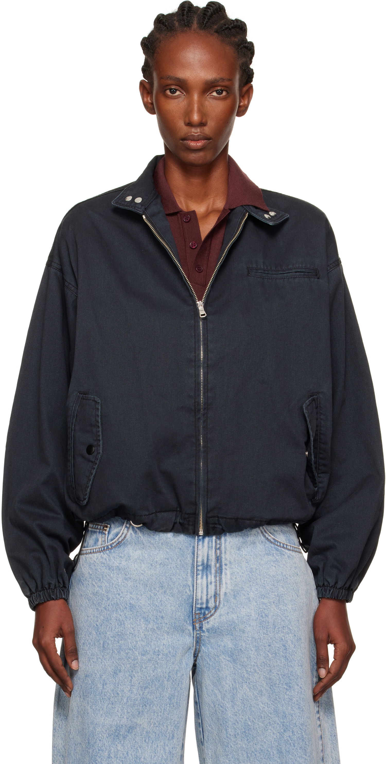 Куртка We11done We11done Harrington Jacket чорний | WD-JP2-25-052-W-NV, 0