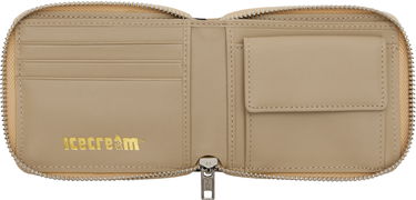 Гаманець BBC IceCream ICECREAM Leopard Print Zip Wallet бежевий | IC25164, 2
