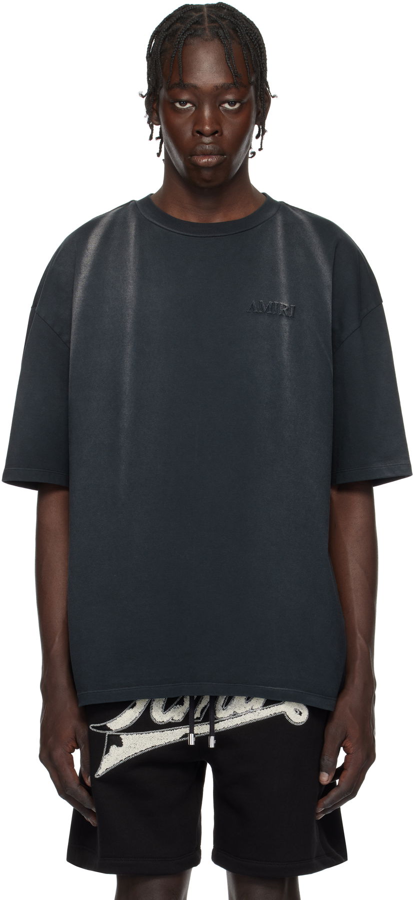 Футболка AMIRI Vintage Oversized T-Shirt чорний | AMJYTE1137