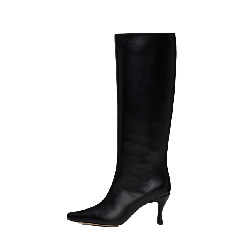 Кросівки та взуття BY FAR Stevie 42 Tall Leather Boots чорний | 21PFSVIDBLSMC