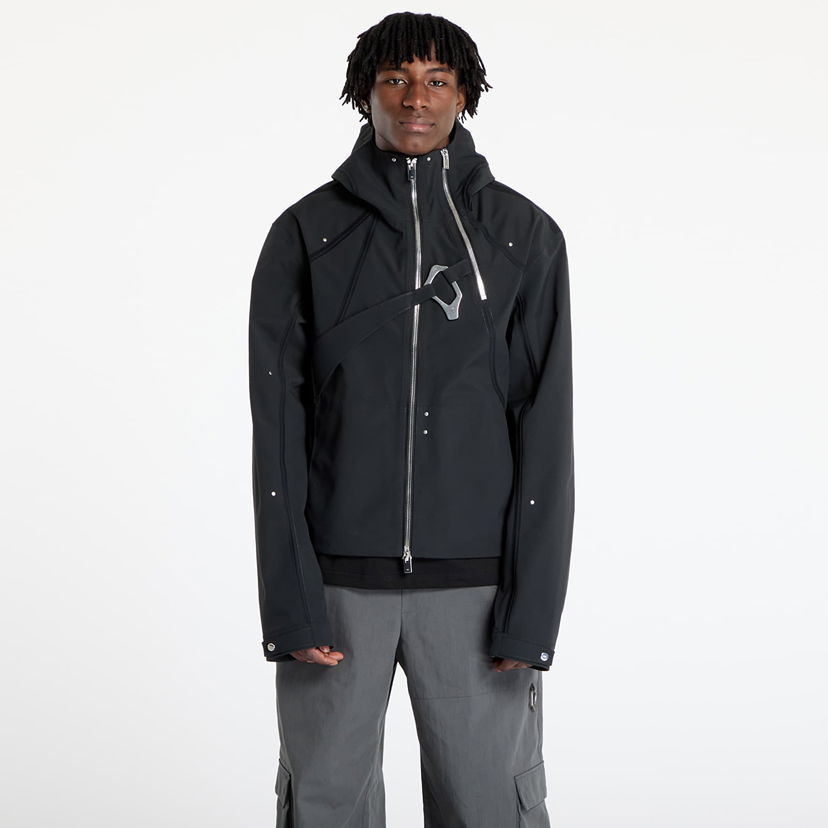 Куртка HELIOT EMIL HELIOT EMIL Moire Technical Jacket чорний | PREAW25_M_02_062_BLK01_CO
