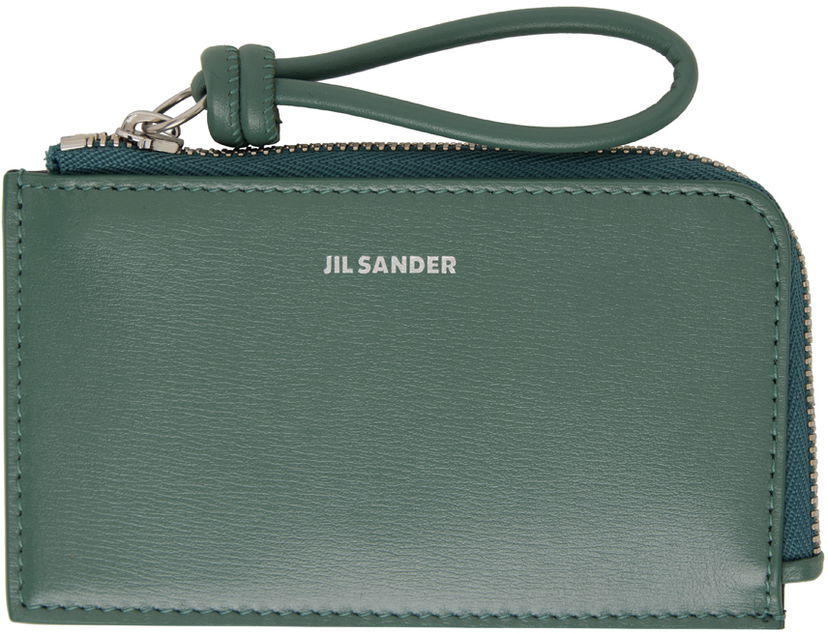 Гаманець Jil Sander Giro Card Holder Зелений | J07UI0021_P5354