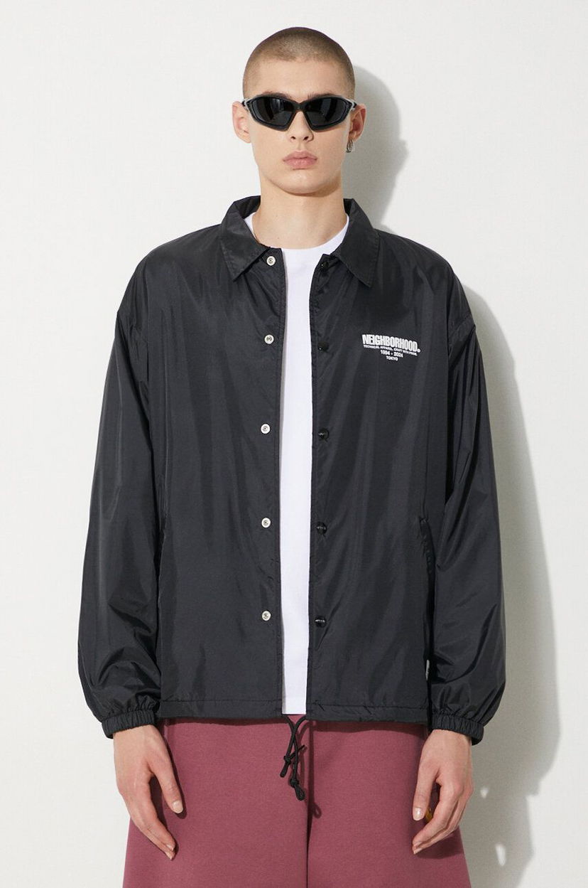 Вітровка Neighborhood NEIGHBORHOOD Windbreaker Oversize Jacket чорний | 241TSNH.JKM01