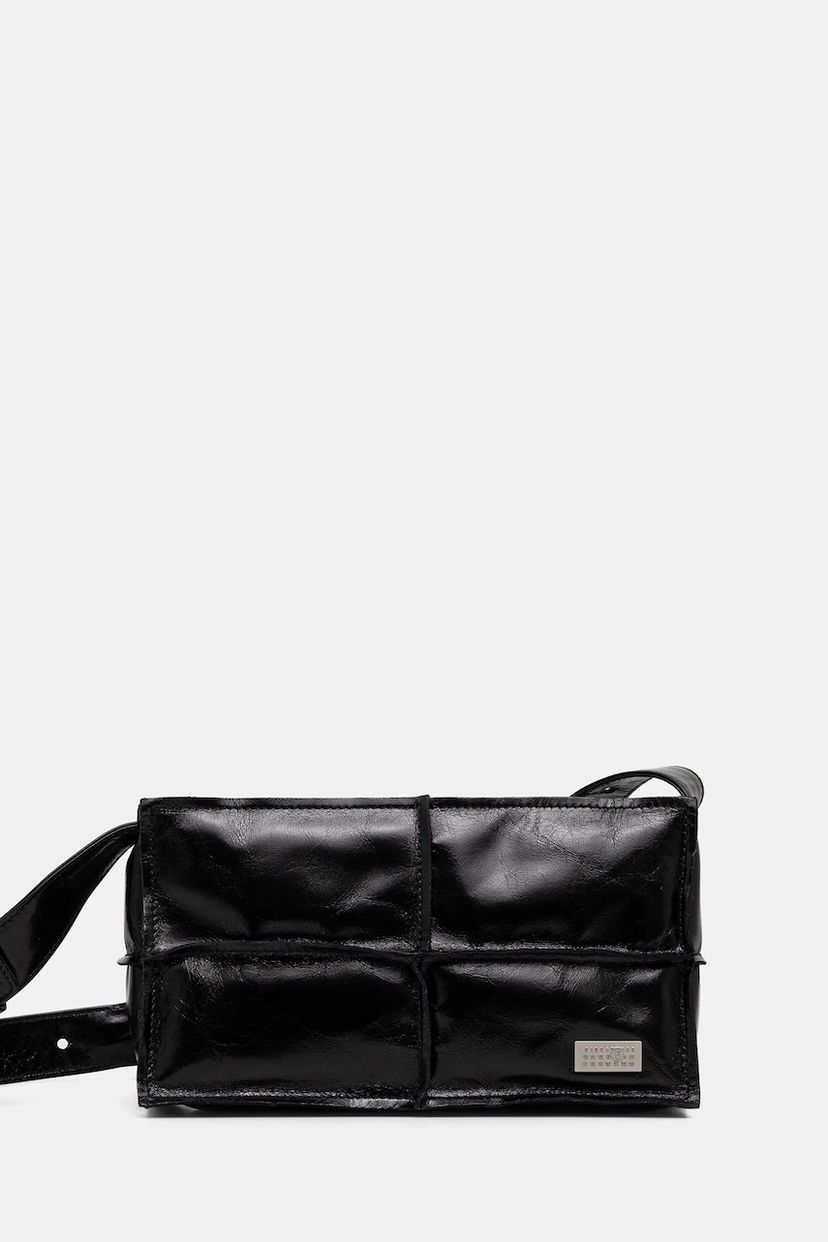 Сумка Maison Margiela Padded Patent Leather Shoulder Bag чорний | SB5WD0031.P8490.T8013