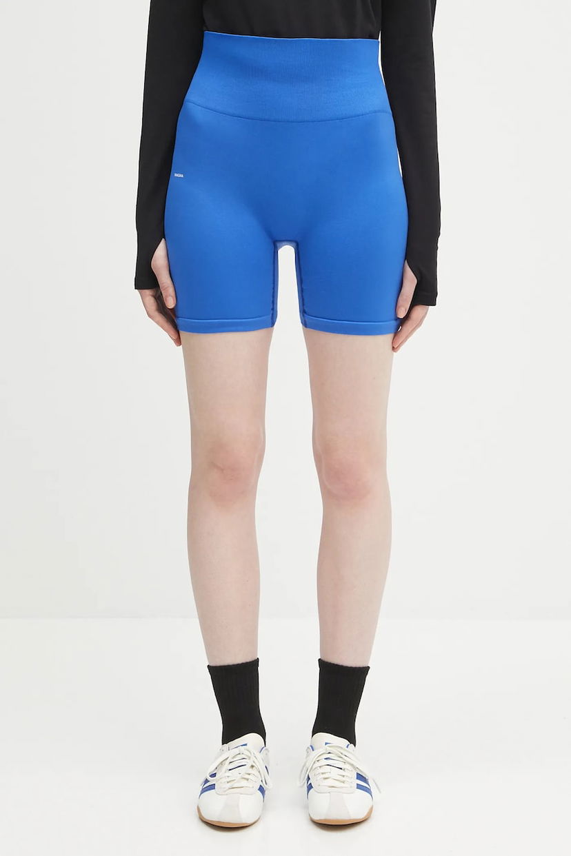 Шорти PANGAIA Pangaia Plant-Stretch Compressive High Waist Shorts Синій | 10002485