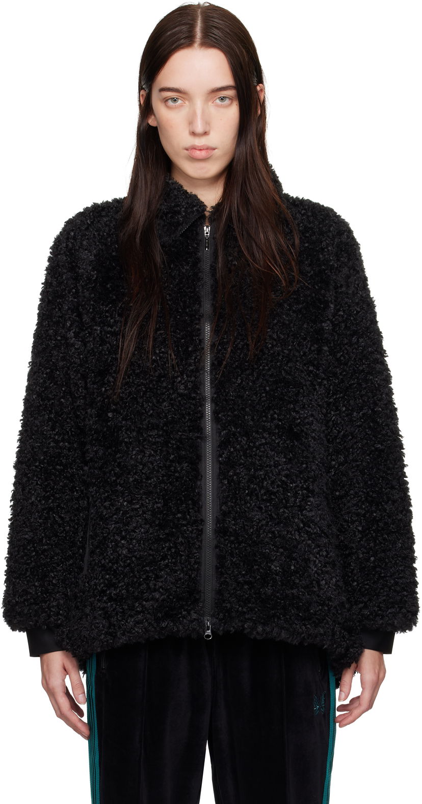 Куртка Needles Curly Jacket чорний | PU219