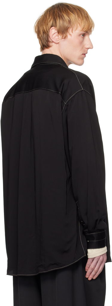 Сорочка LEMAIRE Lemaire Loop Button-Up Shirt чорний | SH1169 LF1392, 2