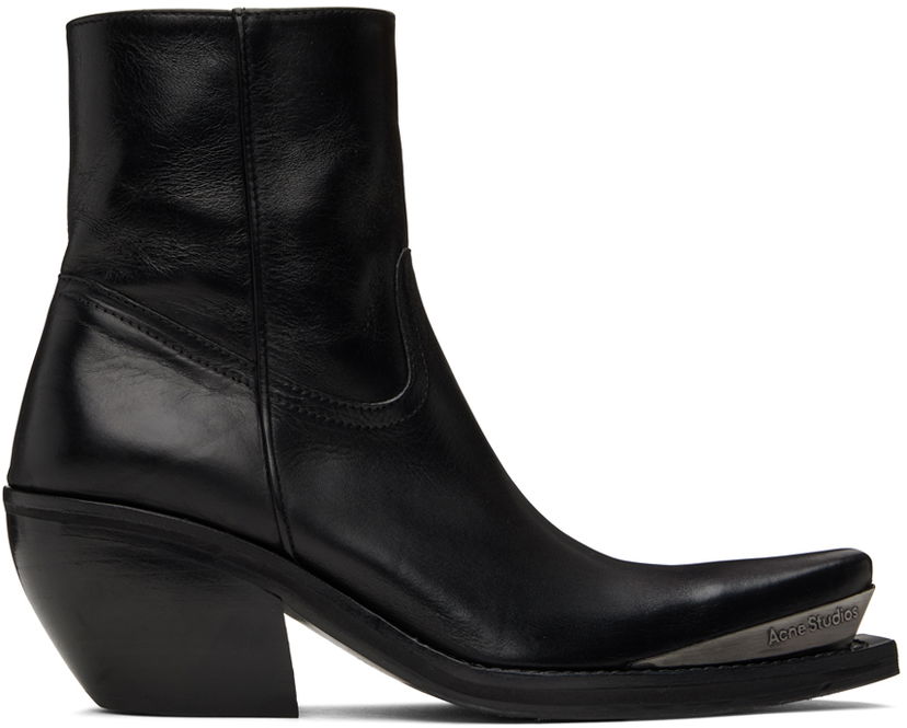 Одяг Acne Studios Acne Studios Leather Ankle Boots чорний | AD0679-