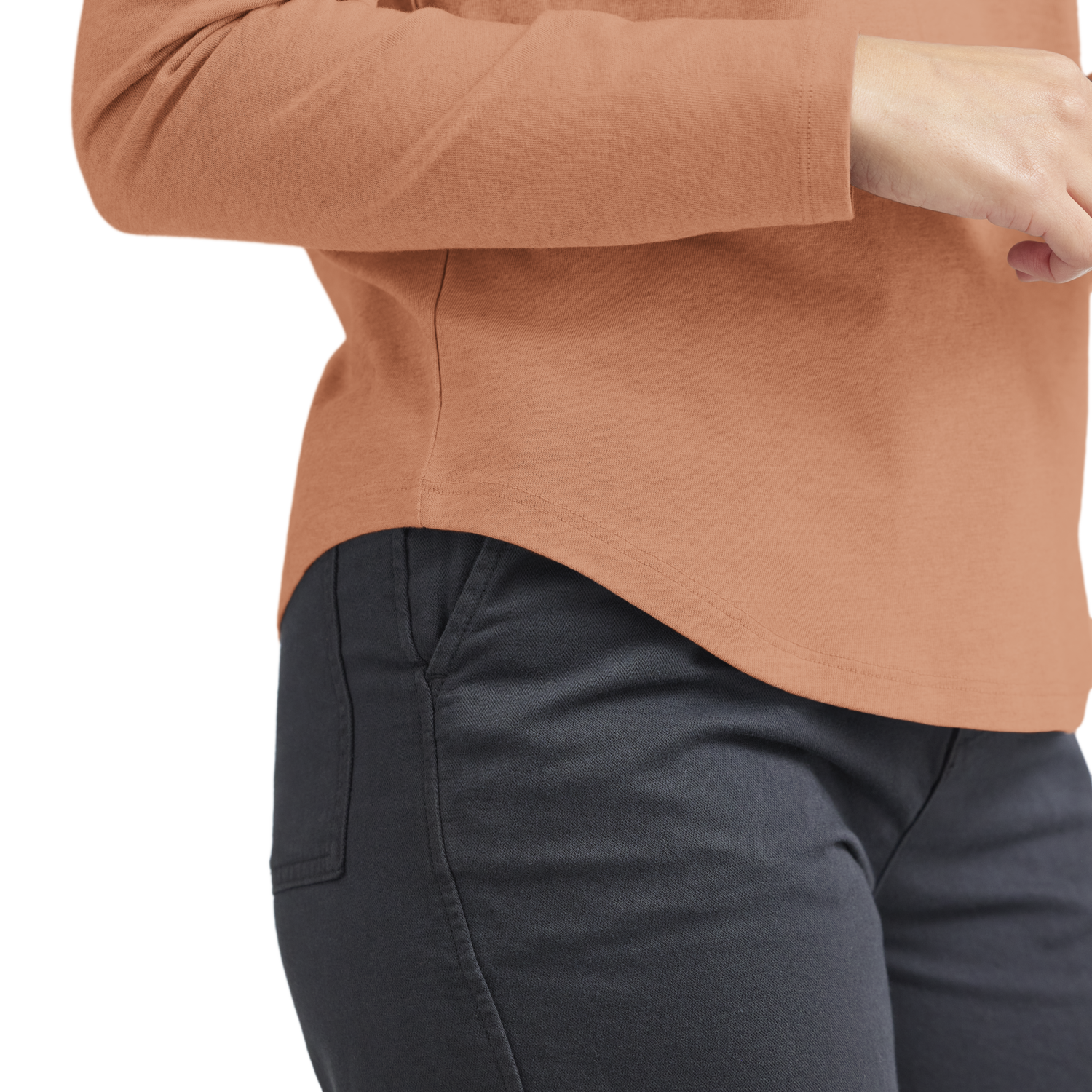 Футболка Allbirds Merino Long Sleeve Tee, Size XS Помаранчевий | A12106W, 1