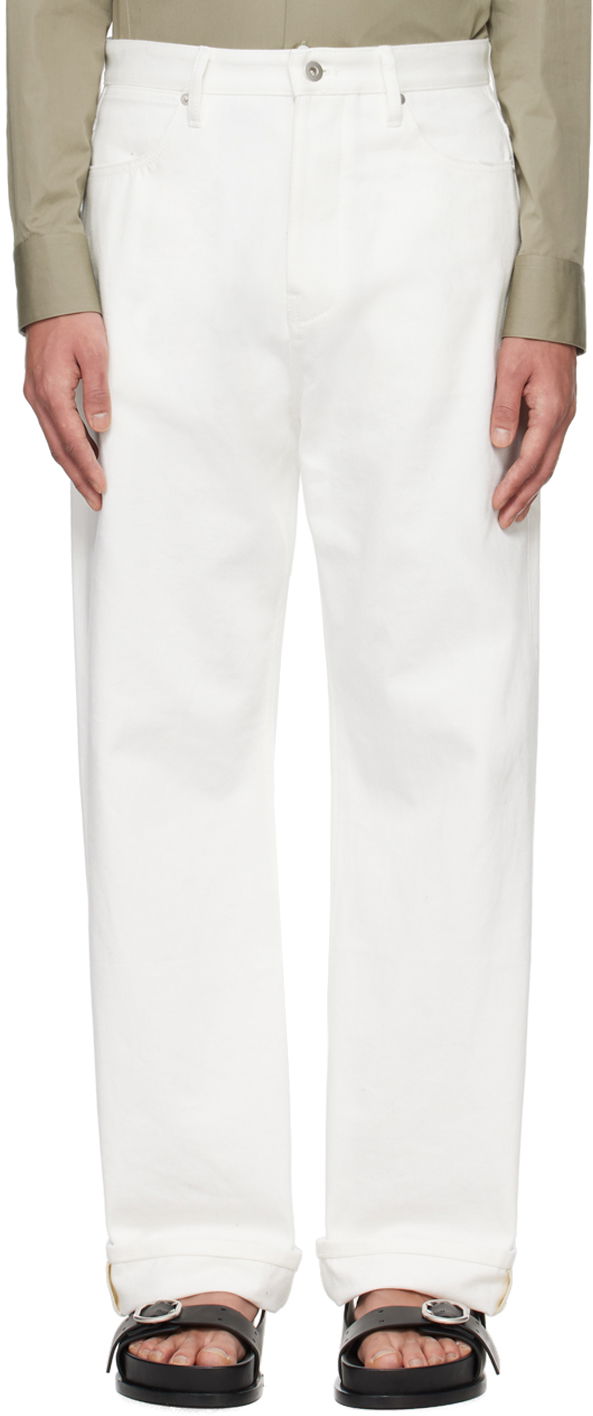 Джинси Jil Sander Twisted Jeans білий | J23KA0102_J46544