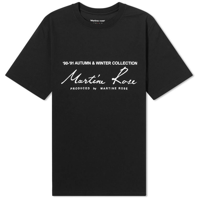 Футболка Martine Rose Martine Rose Classic Logo T-Shirt чорний | CMR-603JC-BLACK