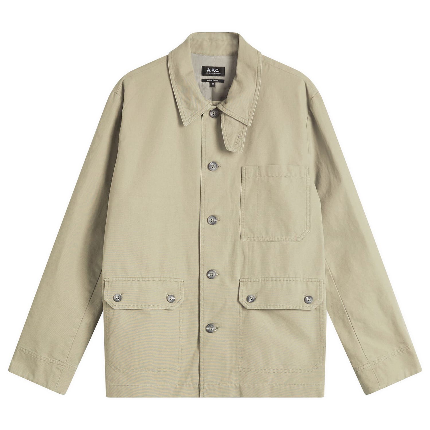 Куртка A.P.C. A.P.C. Piet Canvas Work Jacket бежевий | COGBJ-H02993-KAE, 1