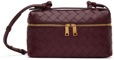 Сумочка Bottega Veneta Vanity Case Bag Бордовий | 789109 V3IV1, 0