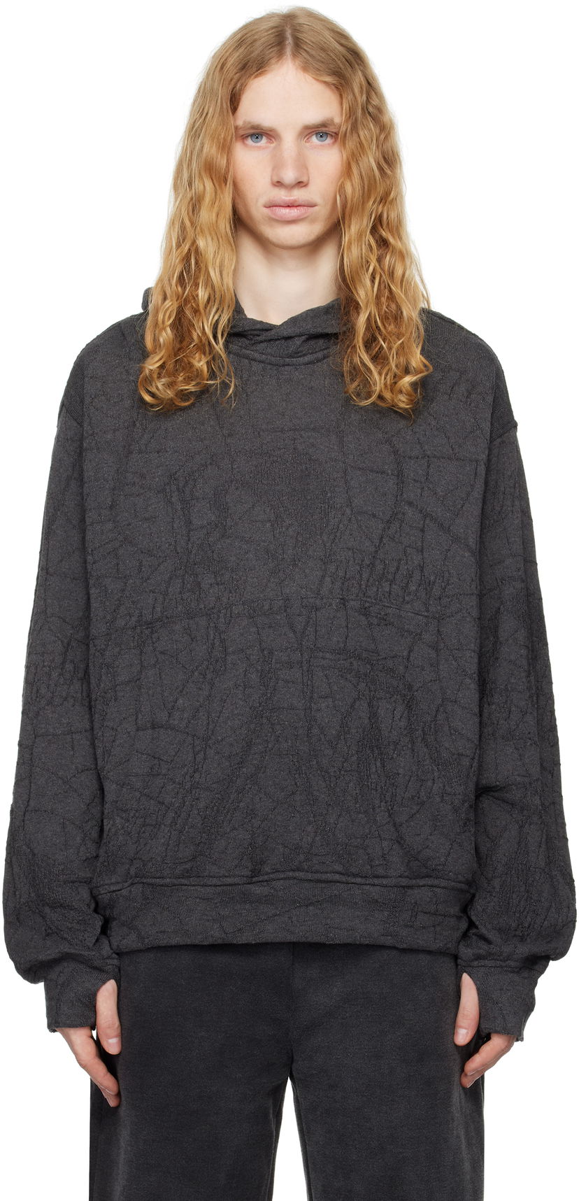 Світшоти Serapis Knit Hoodie Сірий | FW24_KH_2