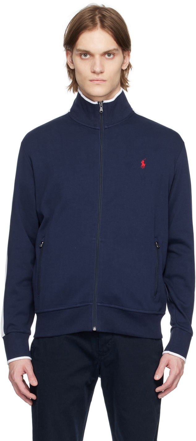 Світшоти Polo by Ralph Lauren Polo Ralph Lauren Embroidered Track Jacket темно-синій | 710743326004