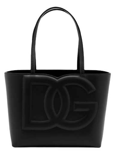 сумка-тоут Dolce & Gabbana Logo Leather Tote Bag чорний | BB7337AW576-80999