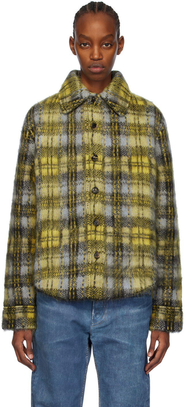 Куртка Bottega Veneta Brushed Jacket Жовтий | 770799 V3ML0