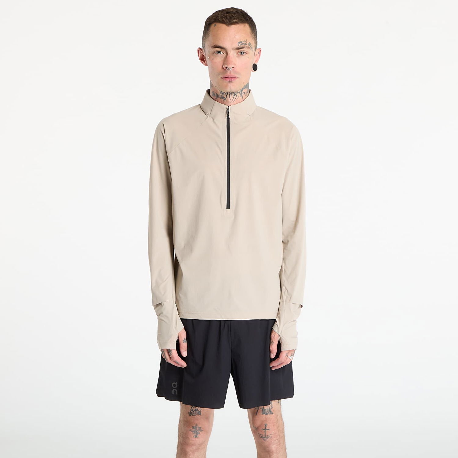 Вітровка On Running Trail Breaker Half-Zip Running Top бежевий | 1ME30150603, 0