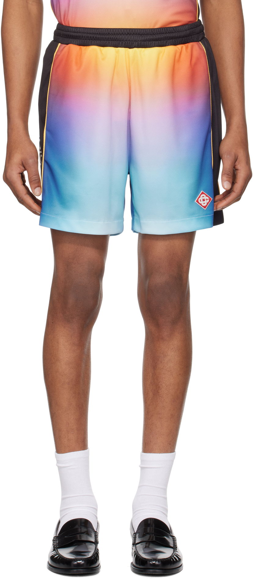 Шорти Casablanca Casablanca Gradient Football Shorts Різнокольоровий | MS25-JTR-253-01