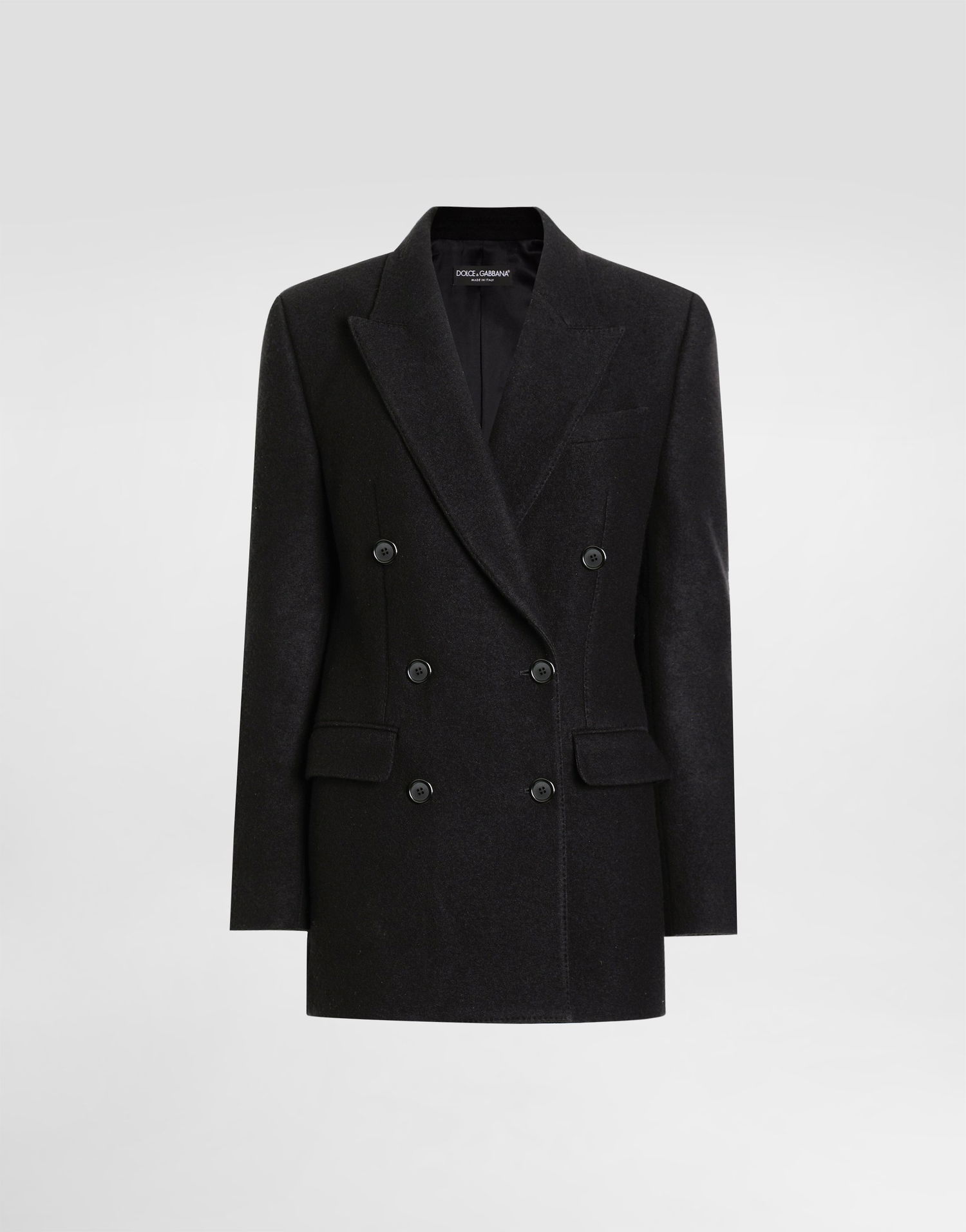 Куртка Dolce & Gabbana Dolce & Gabbana Double-Breasted Wool Jacket чорний | F29UBTHU2BBN0000, 0