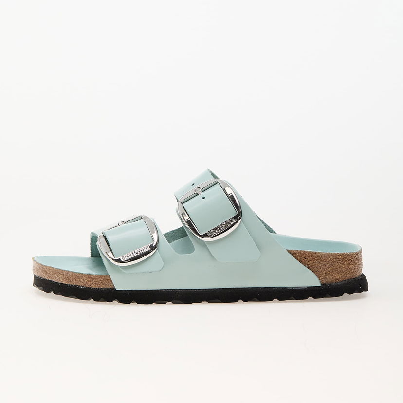 Кросівки та взуття Birkenstock Arizona Big Buckle Natural Leather Patent W Бірюзовий | 1026495