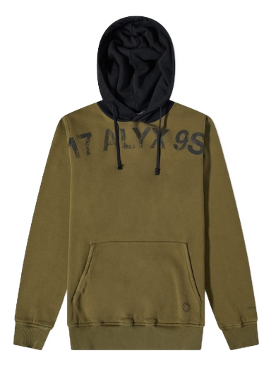 Світшоти 1017 ALYX 9SM Popover Fleece Hoodie Зелений | AAUSW0157FA01-GRN0004